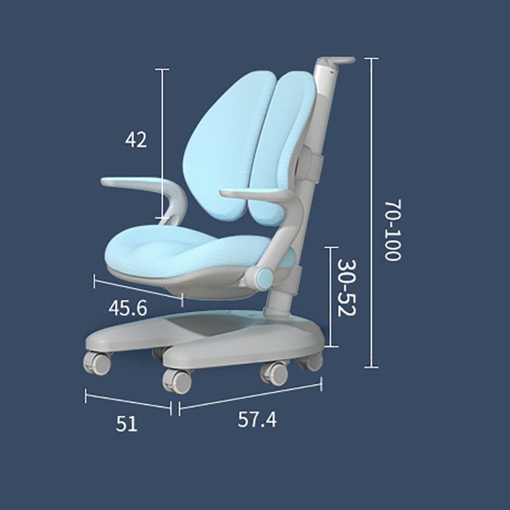 Bộ bàn ghế chống gù chống cận cho bé 5 - 18 tuổi, bàn ghế học sinh điều chỉnh được chiều cao