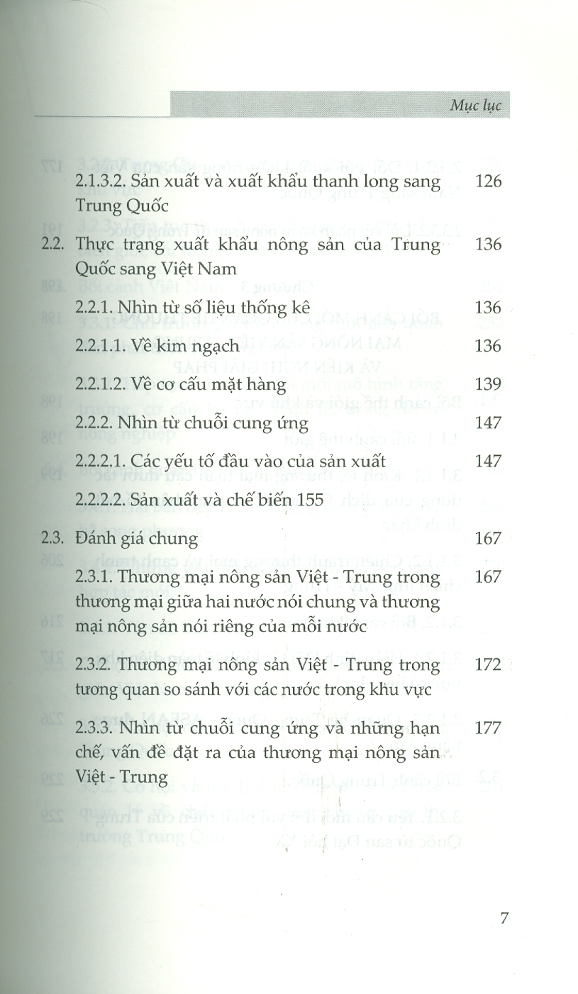 Thương Mại Nông Sản Giữa Việt Nam Và Trung Quốc Trong Bối Cảnh Mới (Sách chuyên khảo) - TS. Nguyễn Thị Phương Hoa (Chủ biên)