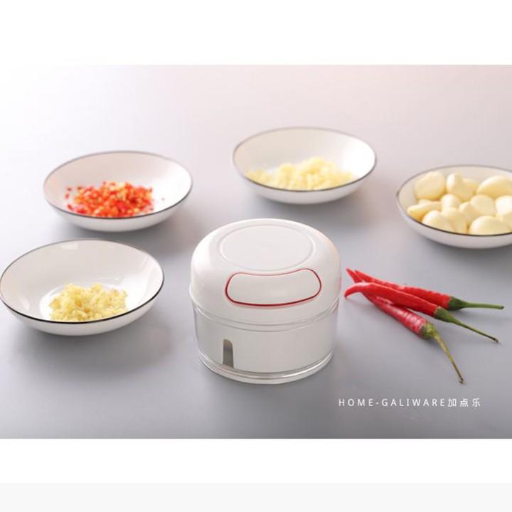 Dụng Cụ Xay Tỏi, Ớt ,Gia vị, Thực Phẩm Đa Năng Cầm Tay