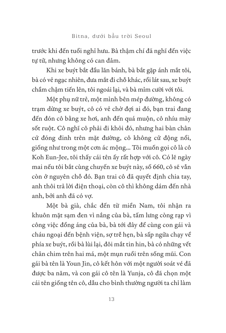 Sách Bitna Dưới Bầu Trời Seoul