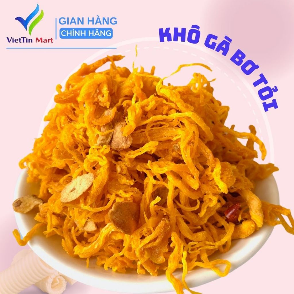 Khô Gà Bơ Tỏi Viettin Mart 1kg