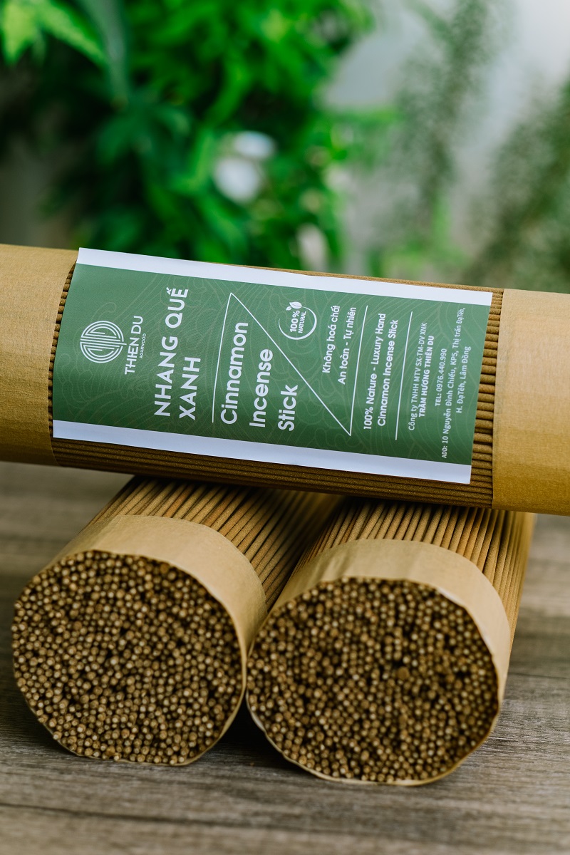 Nhang Lá Quế Hương Thơm Nhẹ Nhàng Dễ Chịu - Thiên Du Agarwood
