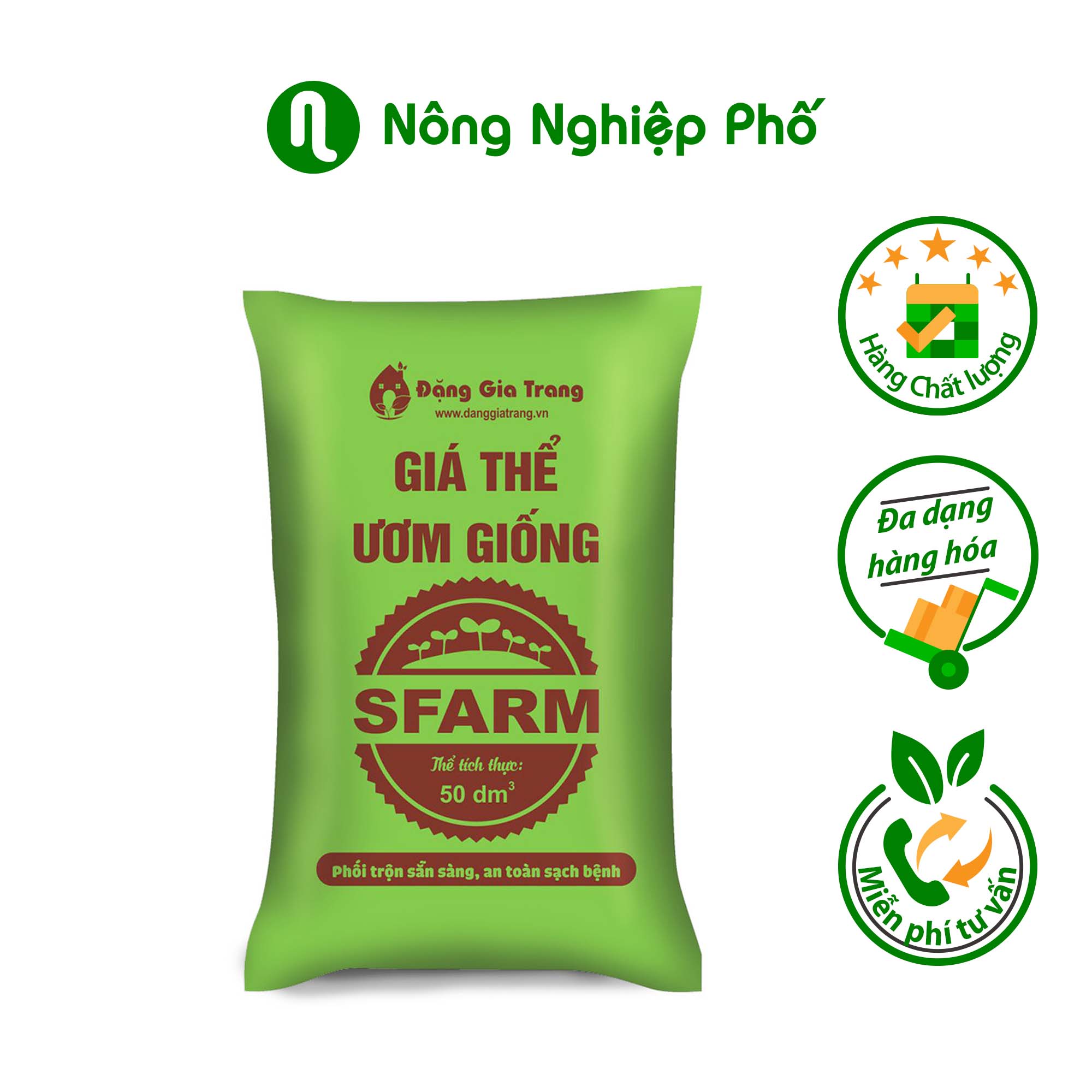 Giá thể ươm giống ươm hạt Sfarm