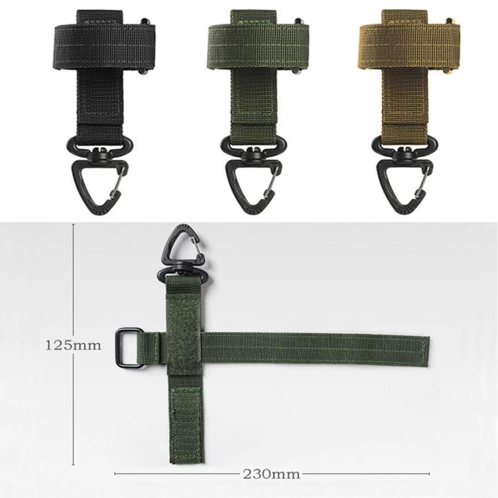 2pcs Glove Holder Strap Grabber Hiking Climbing Belt Rope Hanger Hook Hanger