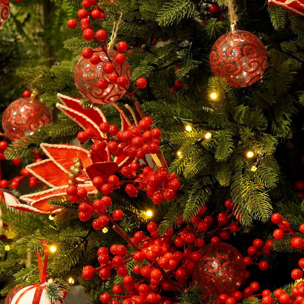 Bộ Trái Châu Trang Trí Giáng Sinh Nhiều Màu | Index Living Mall | Nhập Khẩu Thái Lan