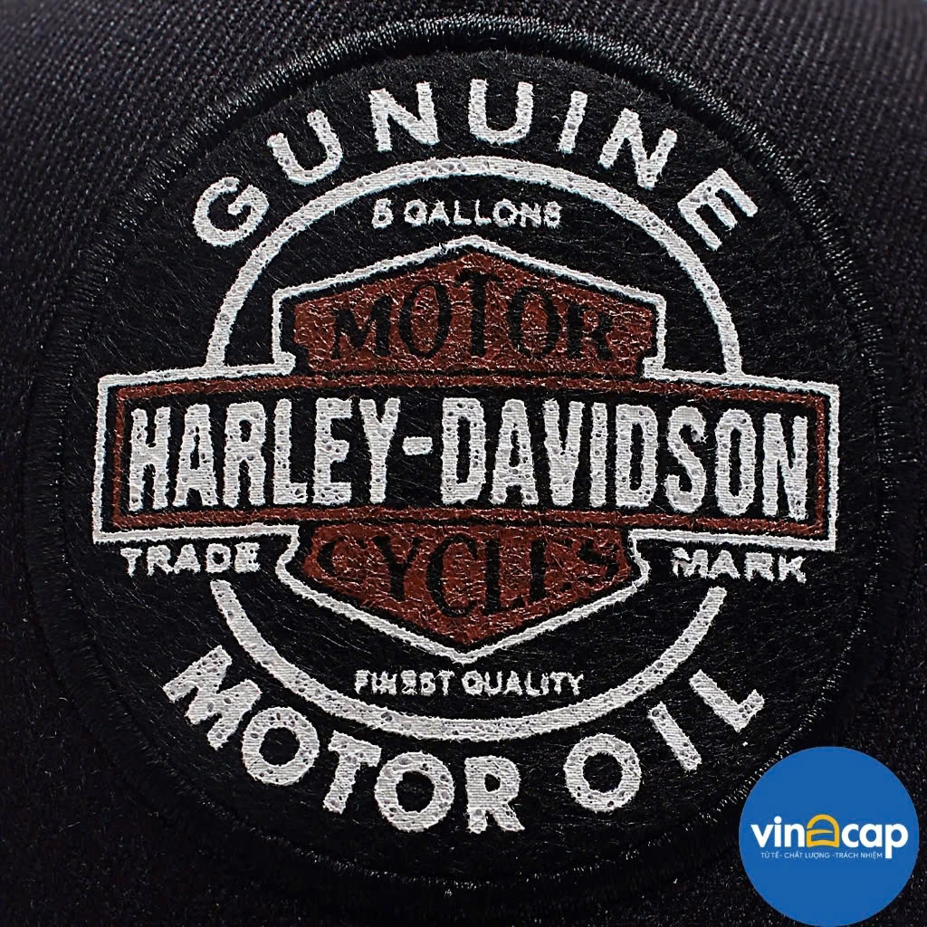 Nón kết, mũ lưỡi trai Motor Harley vải Kaki đẹp Form chuẩn (Ảnh thật)