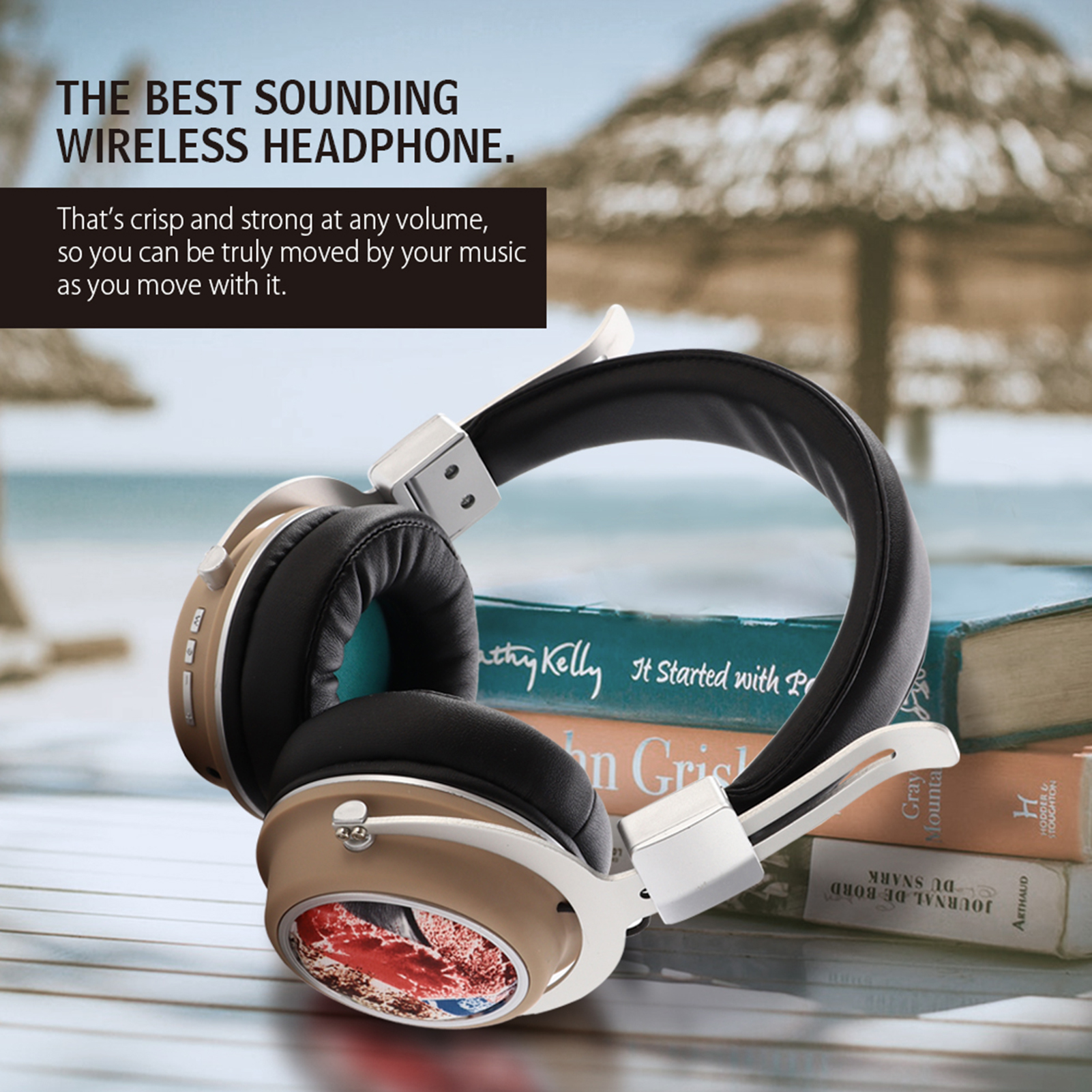 Tai Nghe Không Dây MH5 BT5.0 Với Micrô Âm Thanh Nổi HiFi Chức Năng FM