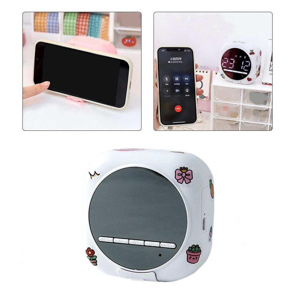 Mini Wireless Speaker Chargeable Waterproof TF Card Sound Box for Computer White