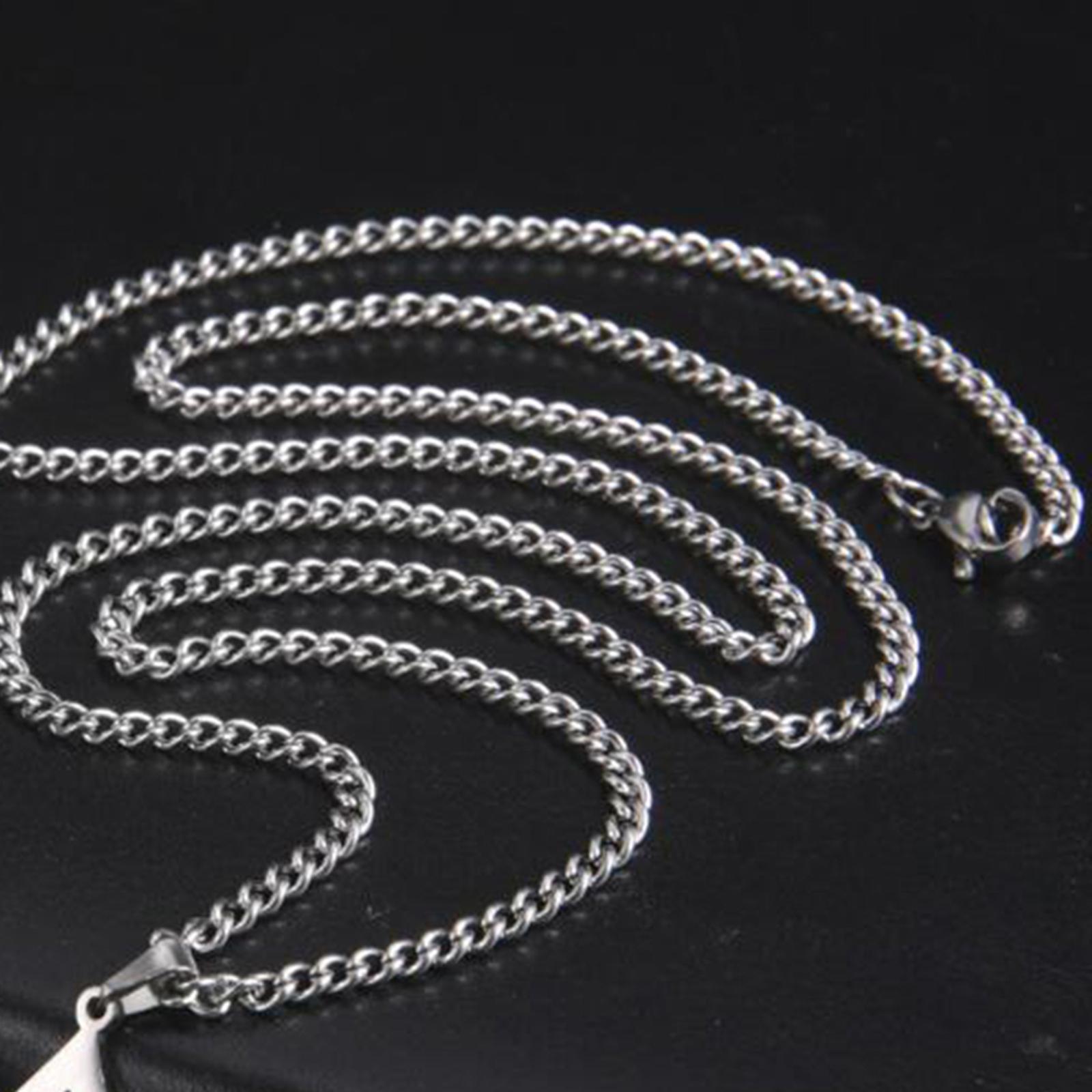 Star of  Necklace Unisex Fashion 23inch Punk for Men Women Couples