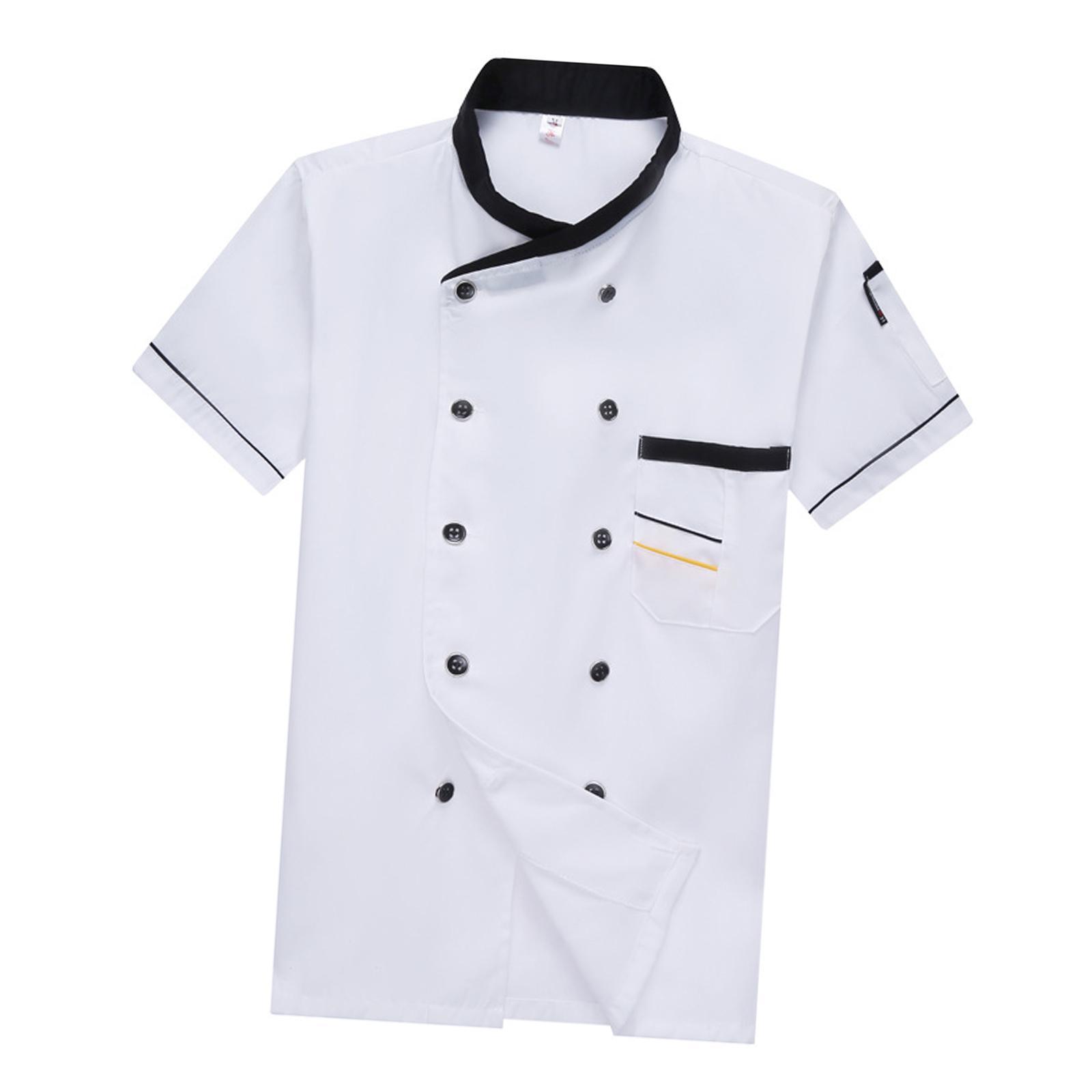 Jacket Shirt Coat Men Women Clothes Work Wear for Cafe Cooking M