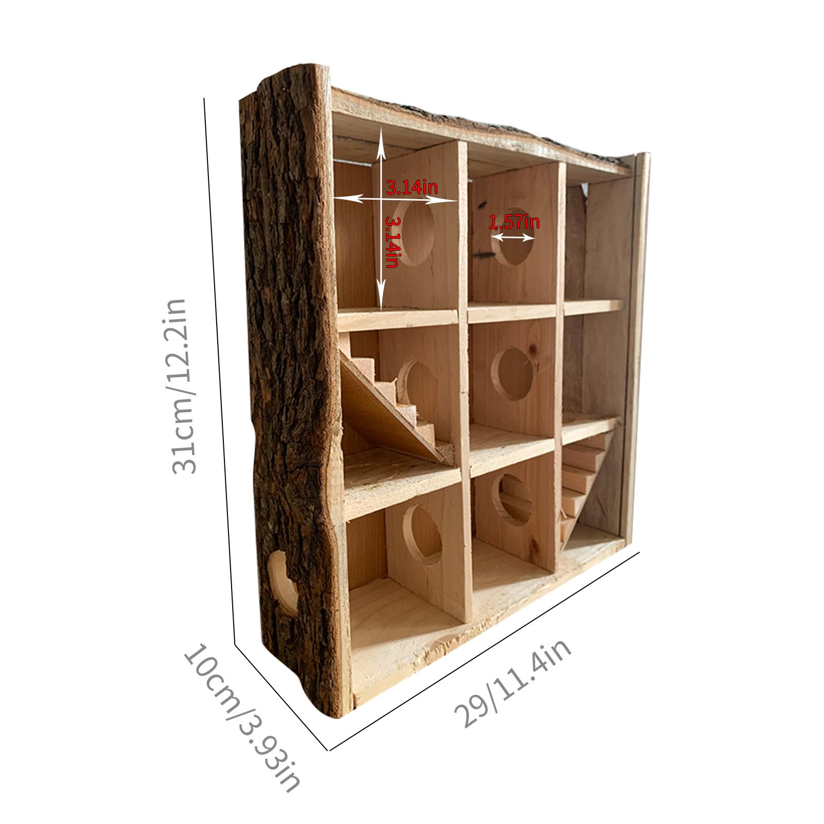 Đồ chơi bằng gỗ tự nhiên cho Hamster