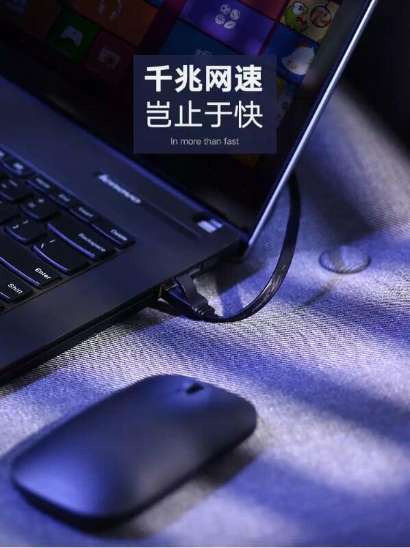 Ugreen UG50195NW101TK 8M màu Đen Cáp mạng LAN CAT 6 Đầu bấm kim loại - HÀNG CHÍNH HÃNG