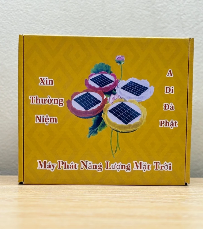 Đài Niệm Phật Năng Lượng Mặt Trời Có 20 Bài Kiểu Bông Sen Chất Lượng Cao ( Hàng Chính Hãng )