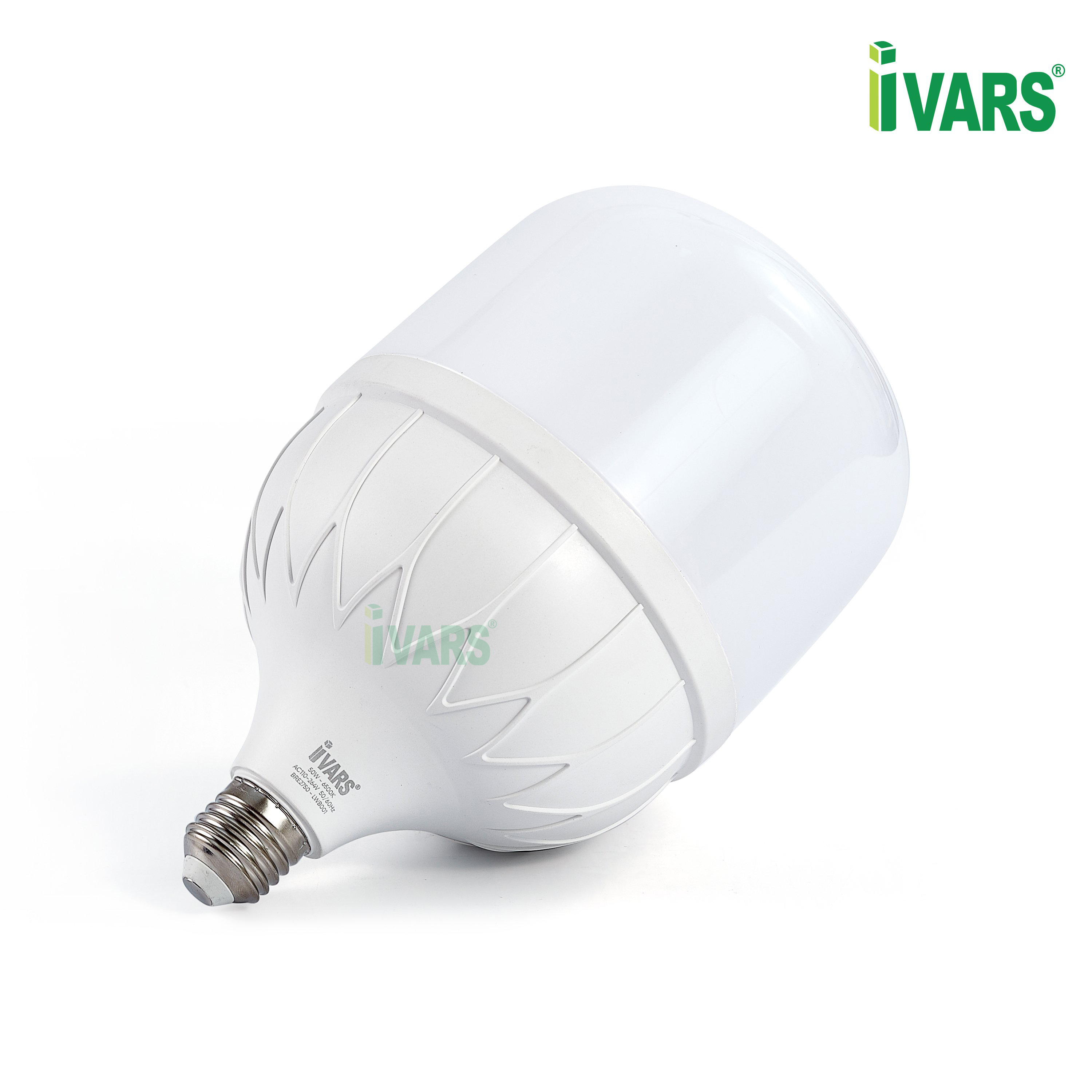 Đèn LED BULB Thương Hiệu IVARS - Công Suất 50W - Hàng chính hãng