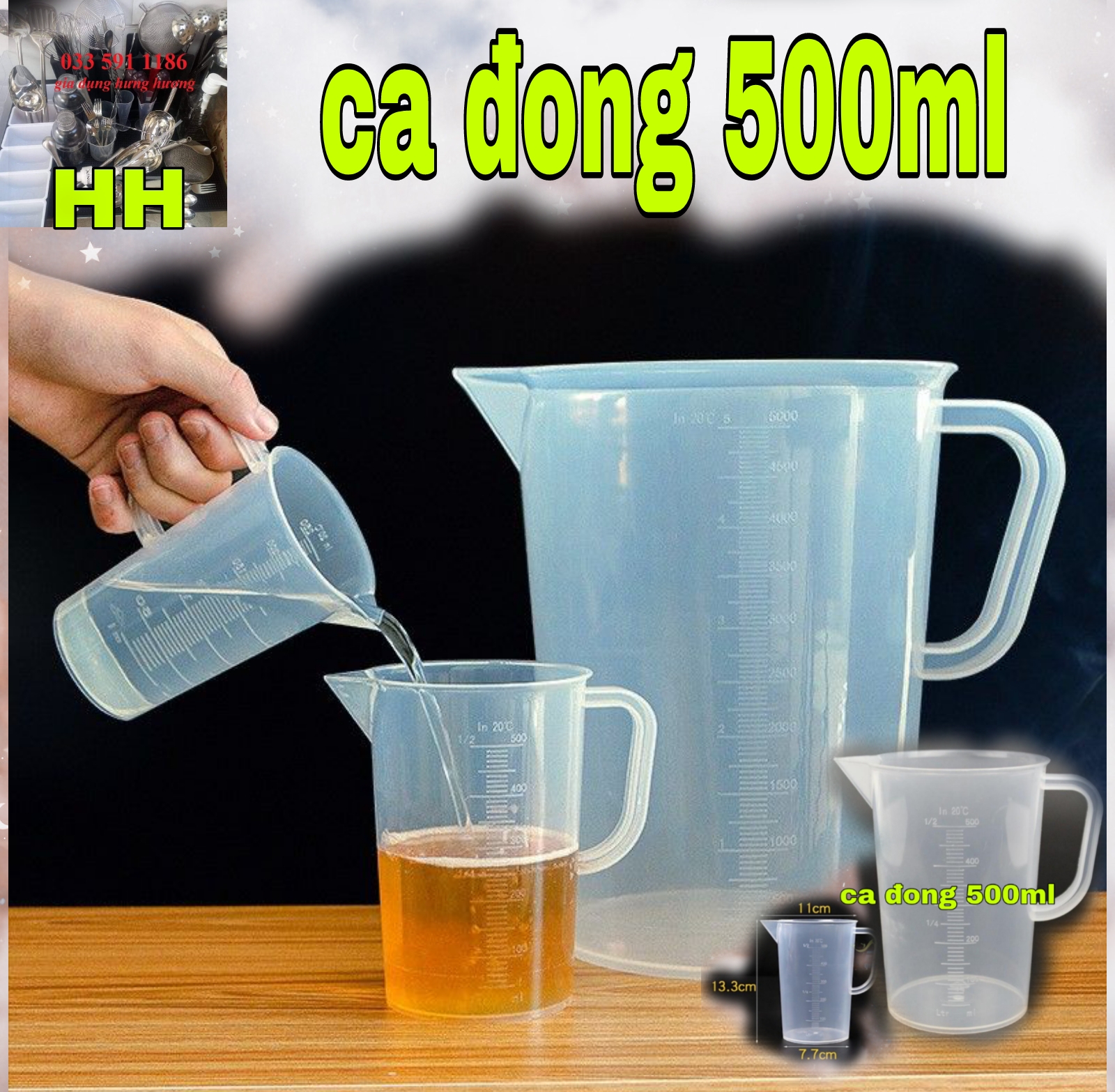 Combo 7 món cho bộ dụng cụ pha chế chuyên nghiệp (ca 500-200-100ml, thìa 10g, thìa inox 2 đầu, zick nhựa 10/20-20/40ml)