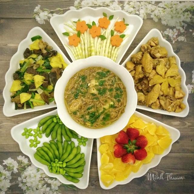 Bộ đĩa hoa mặt trời gốm sứ Bát Tràng size to hàng đẹp, bộ đĩa gốm sứ men trắng tinh