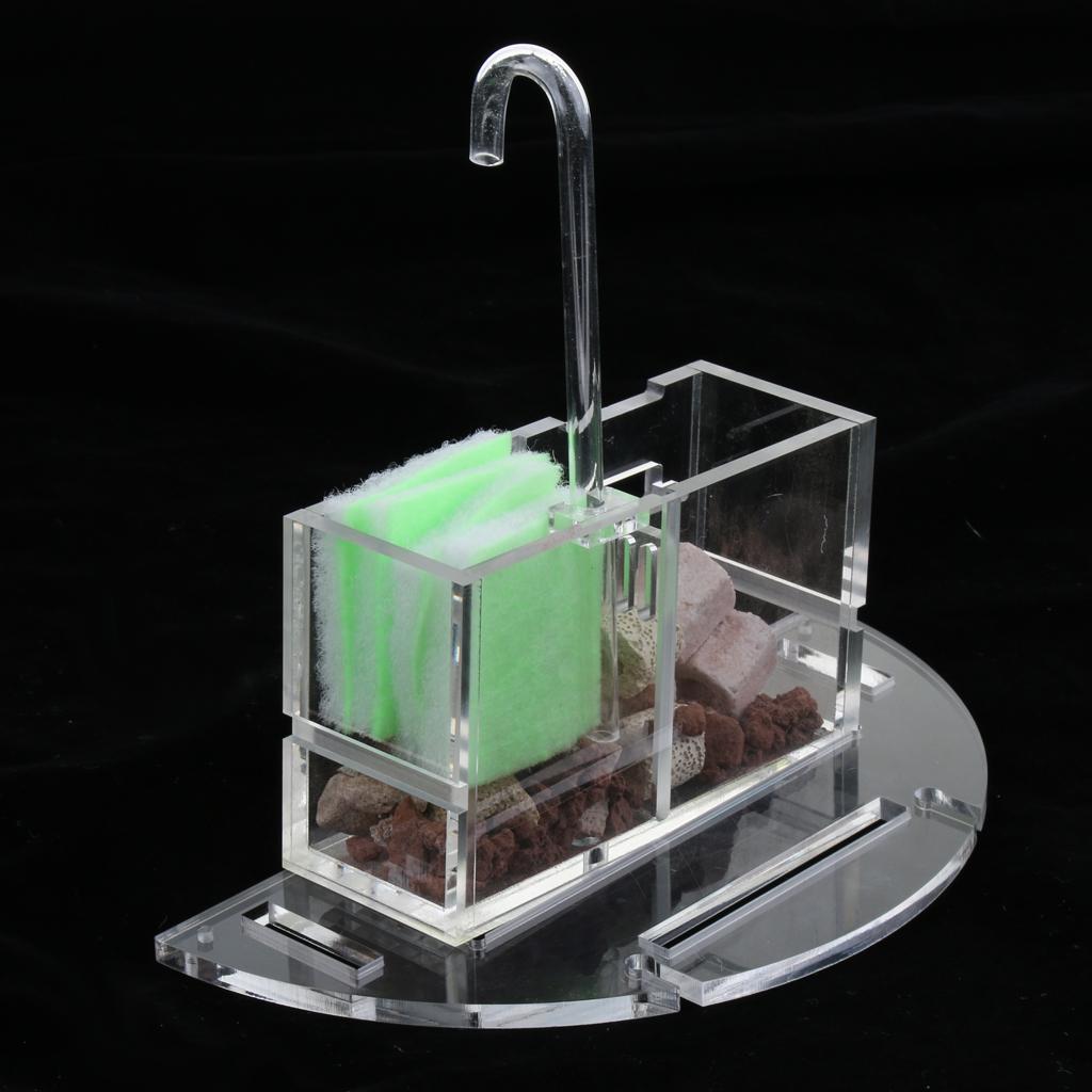 Fish Tank External Filter Box Aquarium Increase Oxygen Water Filter