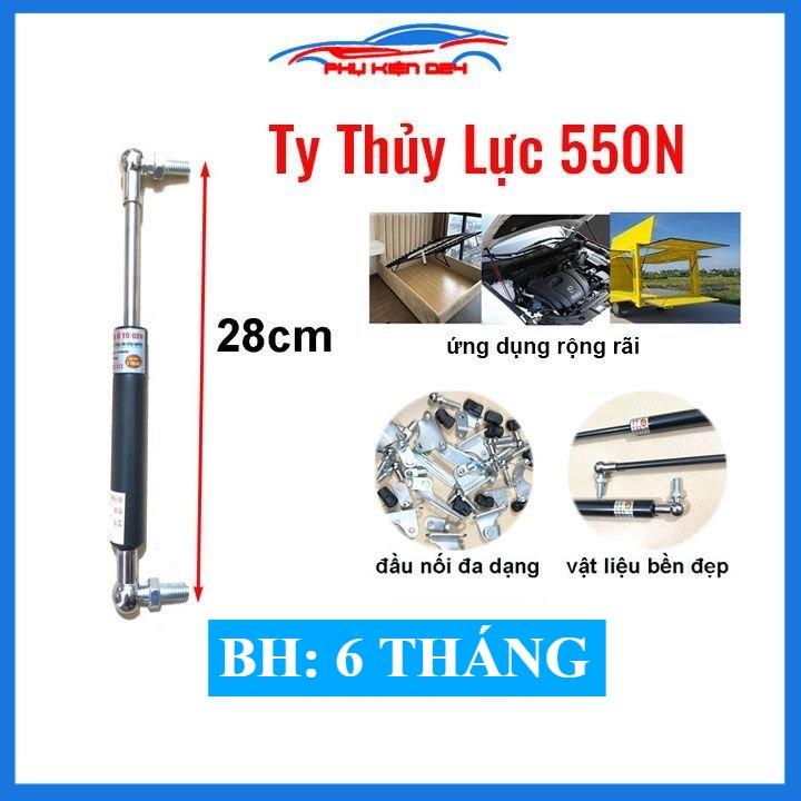 Ty thủy lực thanh chống ben hơi hỗ trợ nâng đẩy chống cửa chịu tải 550N-55kg dài 28cm