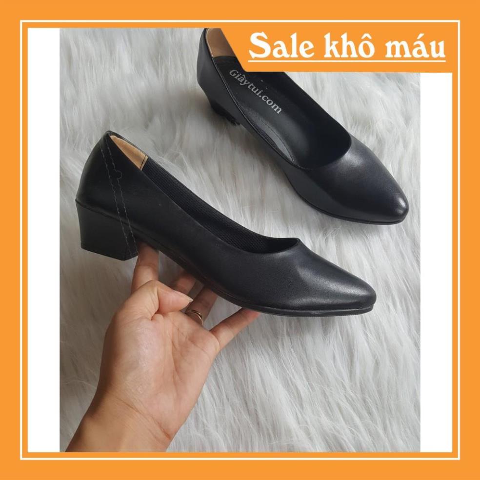 { BIG SIZE } { ẢNH THẬT } GIÀY CAO GÓT 3cm MẪU CÔNG SỞ SIZE 36,37,38,39,40,41,42