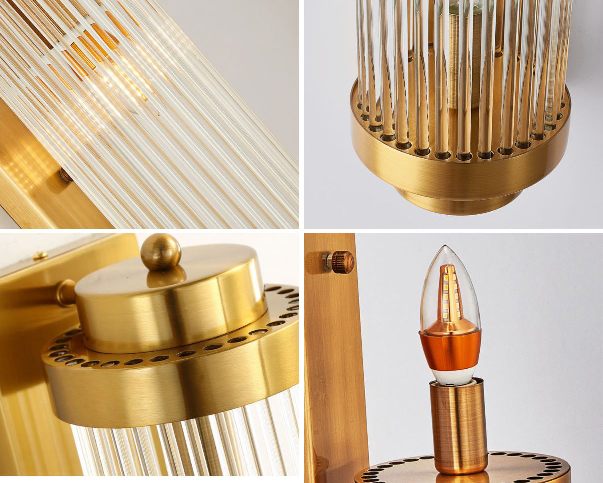 Đèn tường LOSSE pha lê hiện đại trang trí nội thất sang trọng