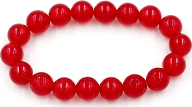 Chuỗi tay thạch anh đỏ - 10 ly 18 hạt - hợp với mệnh Thổ và mệnh Hỏa