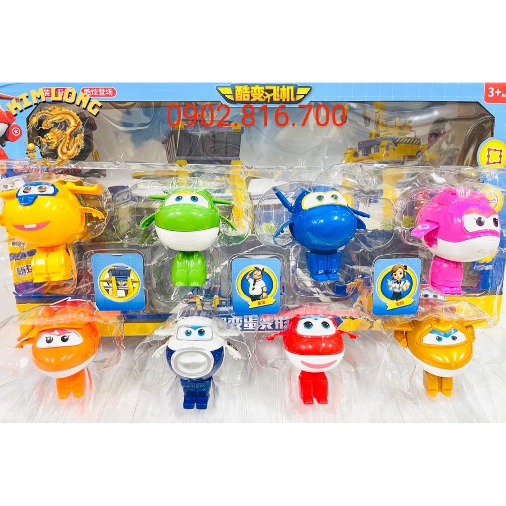 Đồ chơi mô hình Đội bay siêu đẳng Super Win Robot biến hình máy bay 8 nhân vật 132