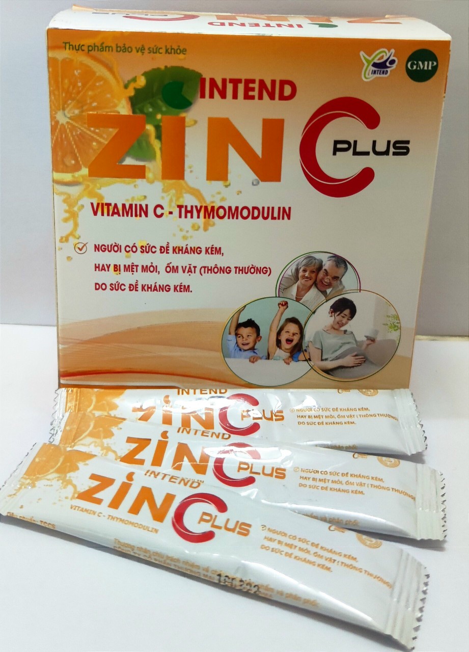 SIRO INTEND ZINC PLUS BỔ SUNG KẼM, VITAMIN C, TĂNG SỨC ĐỀ KHÁNG