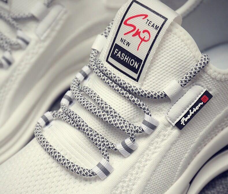 Giày Thể Thao Vải Nam Sneaker Sợi Dệt Cao Cấp Dáng Tăng Chiều Cao G160