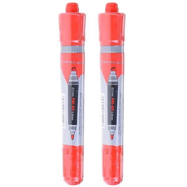 Vỉ 2 Bút Lông Dầu Thiên Long PM09