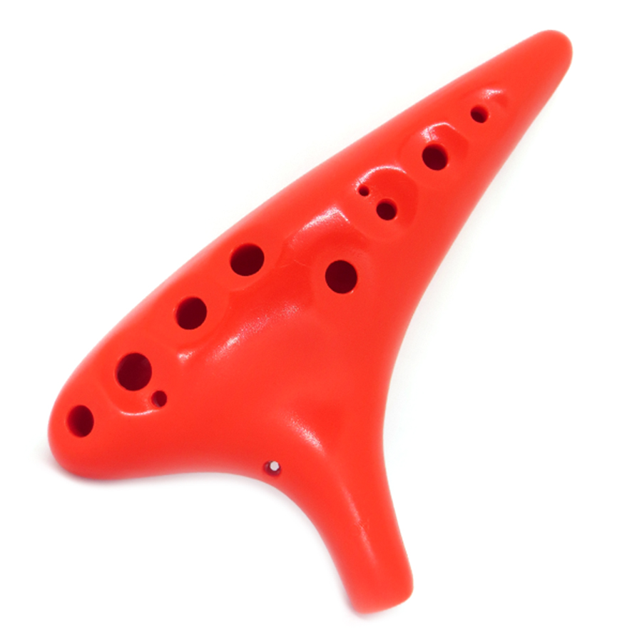 Sáo Đất Ocarina Nhựa 12 Lỗ Không Lo Rơi Vỡ Chuẩn AC