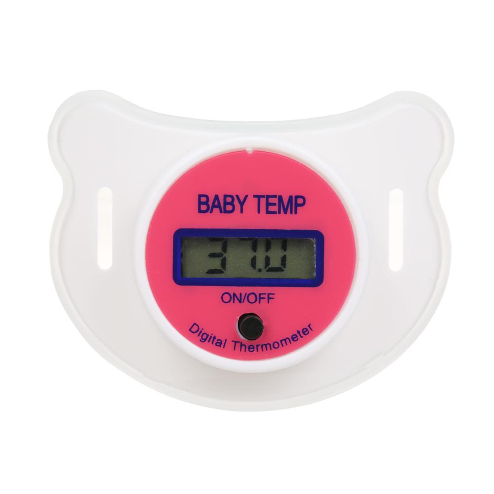 Nhiệt kế Núm vú thiết kế cầm tay cho Bé,Màn hình LCD, dễ đọc,chất liệu Nhựa silicone cấp y tế an toàn