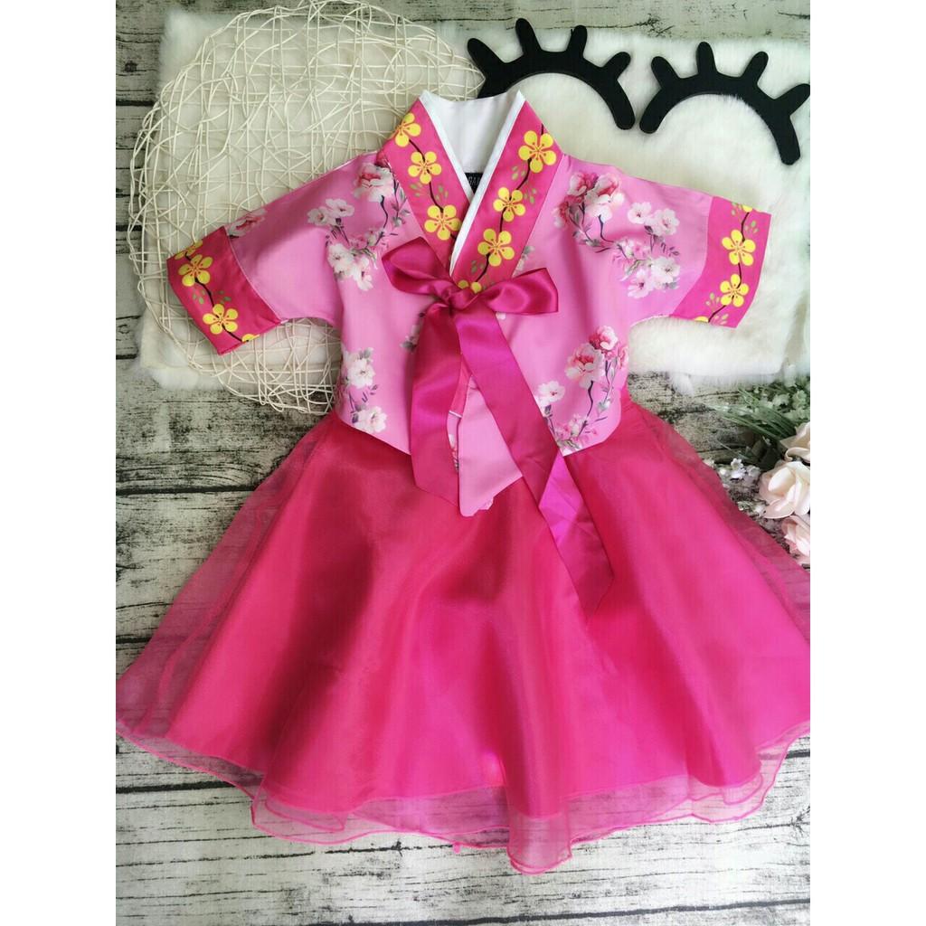 Sét BG Hanbok (Áo khoác phối đầm 2 dây)