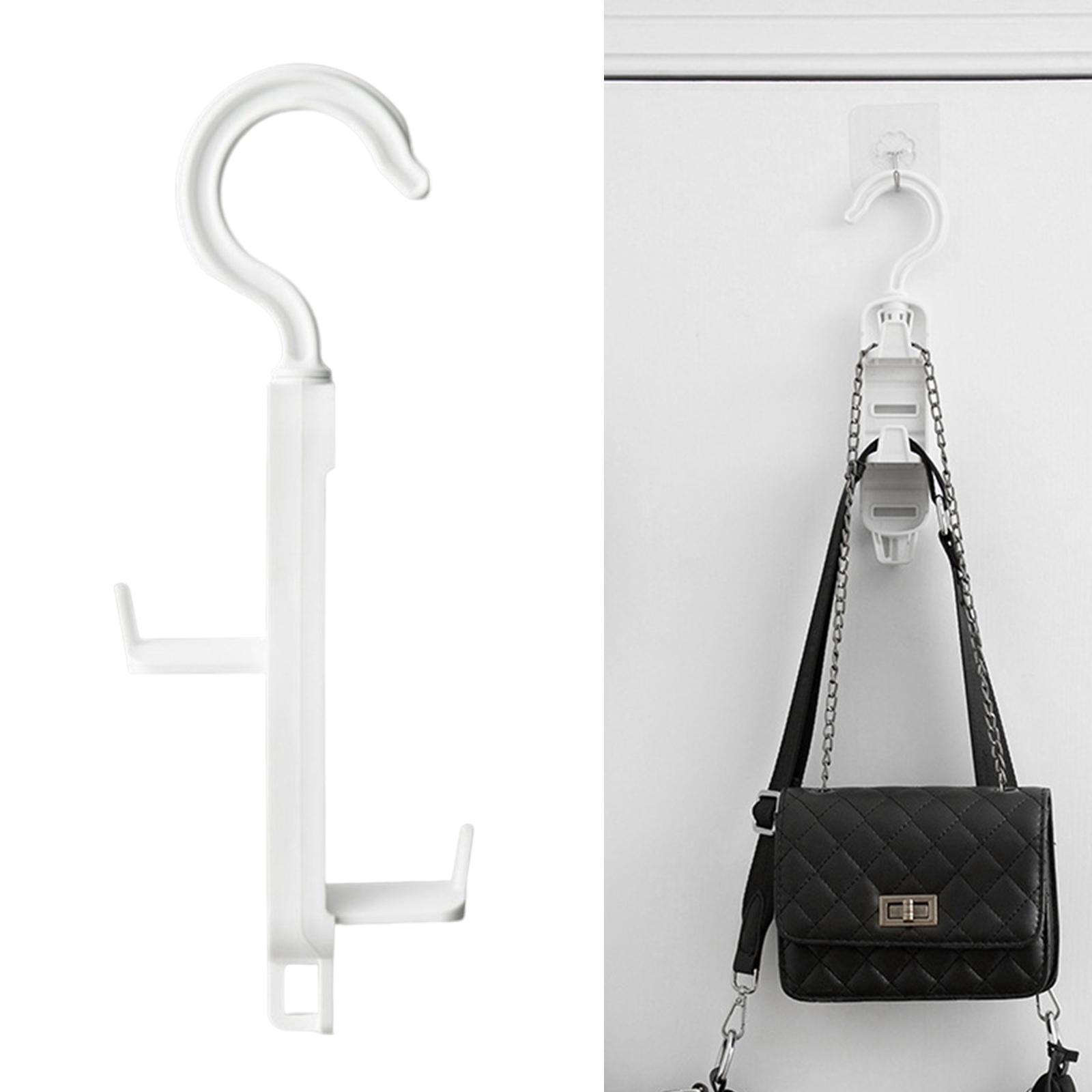 Swivel Hook Rack Hanger Decorative Hanging Storage Hanging Bag for Wardrobe