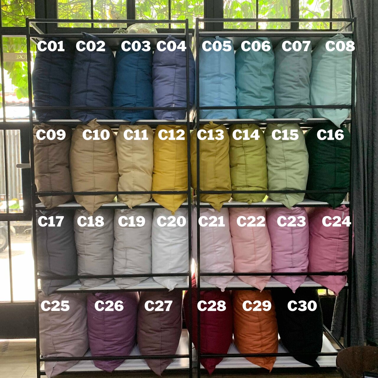 Combo 2 Vỏ Gối Nằm Cotton Trơn Cao Cấp Hàn Quốc Young Rice Đa Dạng Màu Sắc Lựa Chọn, Kích Thước 50 x 70cm