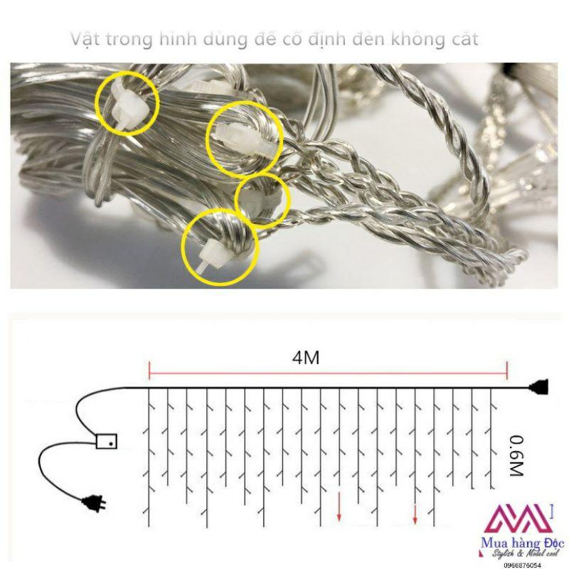 Dây đèn treo thác nước fairy cắm điện chống nước