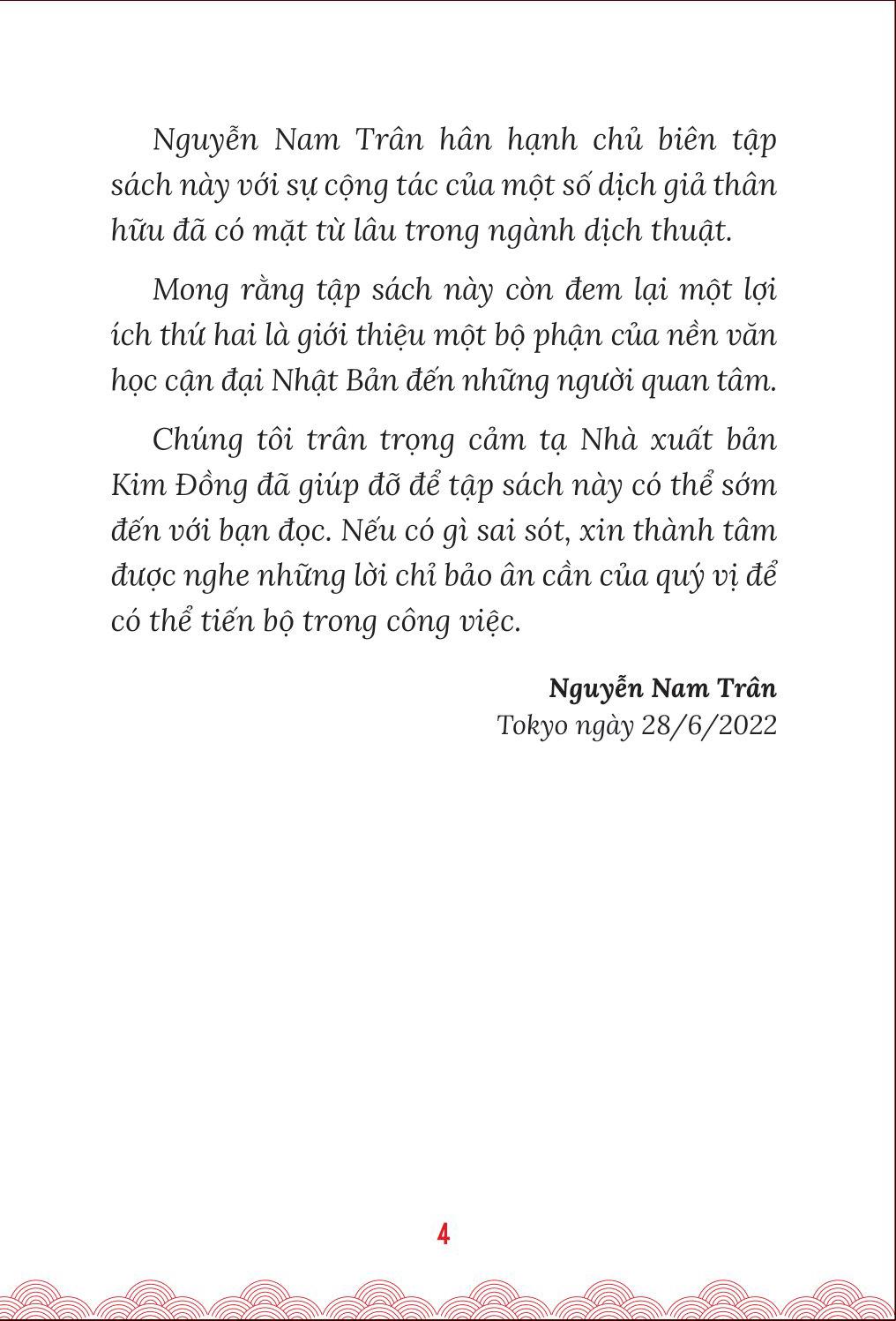 Tác Giả Kinh Điển Nhật Bản - Truyện Hay Cho Tuổi Học Đường - Tập 3: Chén Uống Trà Của Lãnh Chúa