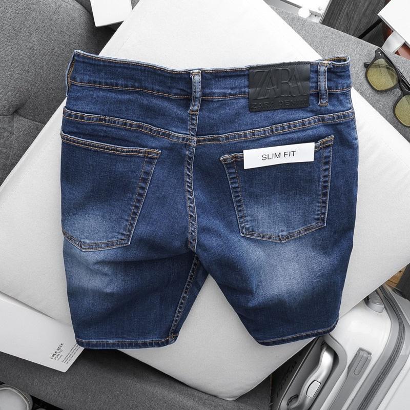 Quần jean nam cao cấp bigsize - Quần short jean nam đẹp xuất xịn co giãn