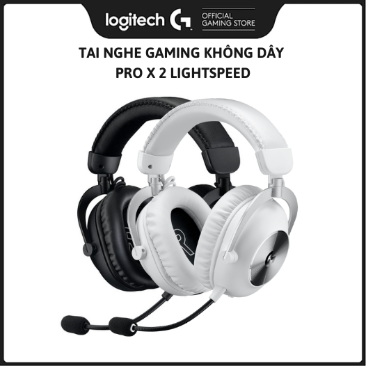 Tai Nghe Gaming Không Dây Logitech PRO X 2 LIGHTSPEED - Hàng Chính Hãng