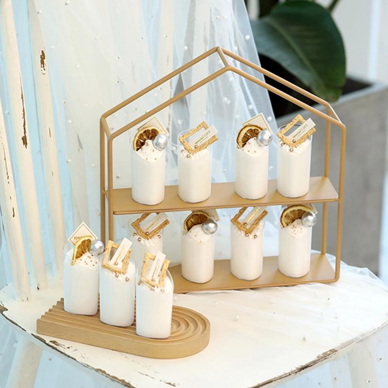 Cho Nhà Bếp Tráng Miệng Trang Trí Bữa Ăn Lạnh Trà Phá Bộ Bàn Bàn Khay Đỡ Kim Loại Lồng Chim Đế Bánh