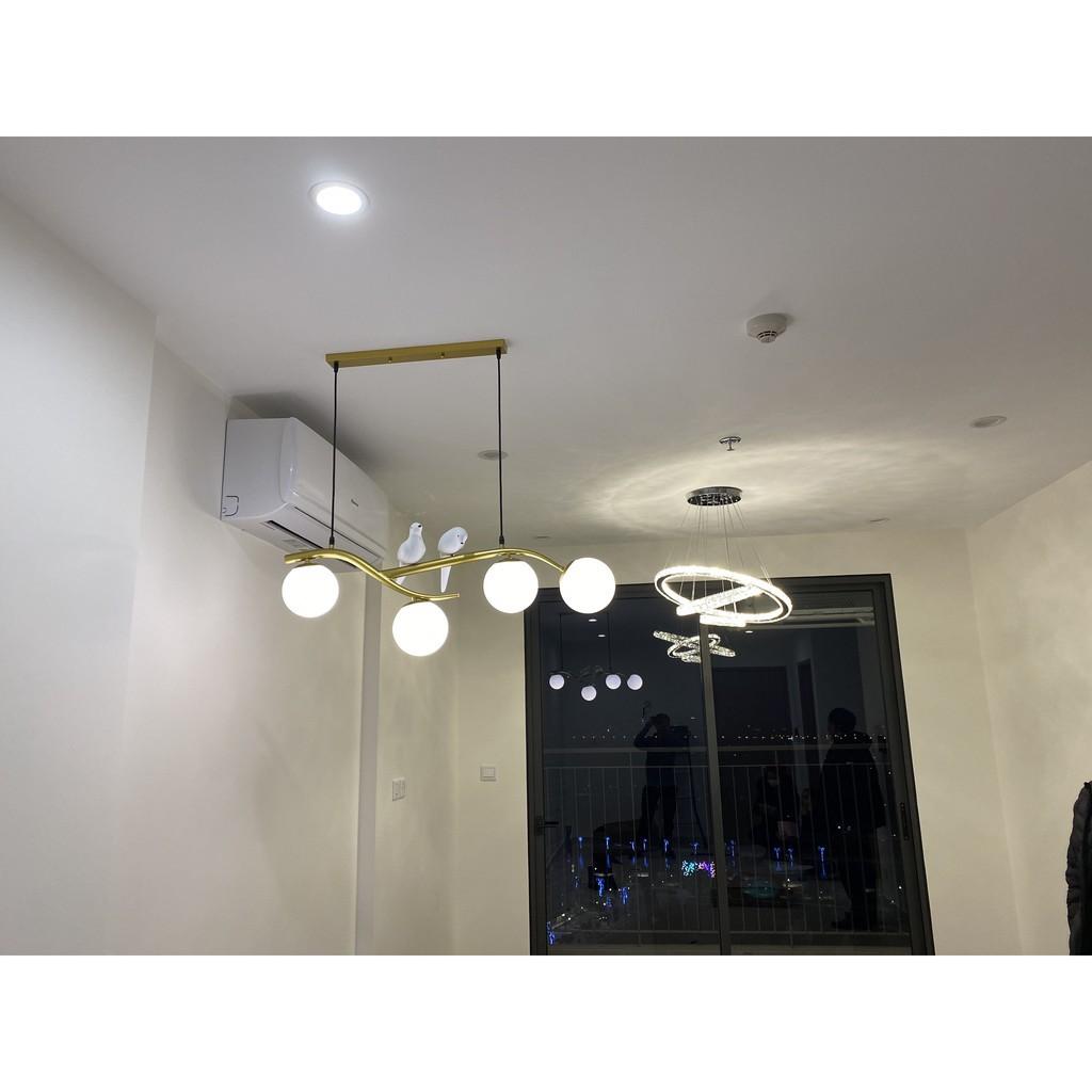 Đèn thả trần,đèn trang trí,đèn thả bàn ăn,đèn chim- Đèn chùm chim đôi, đèn chùm phòng khách, phòng ăn