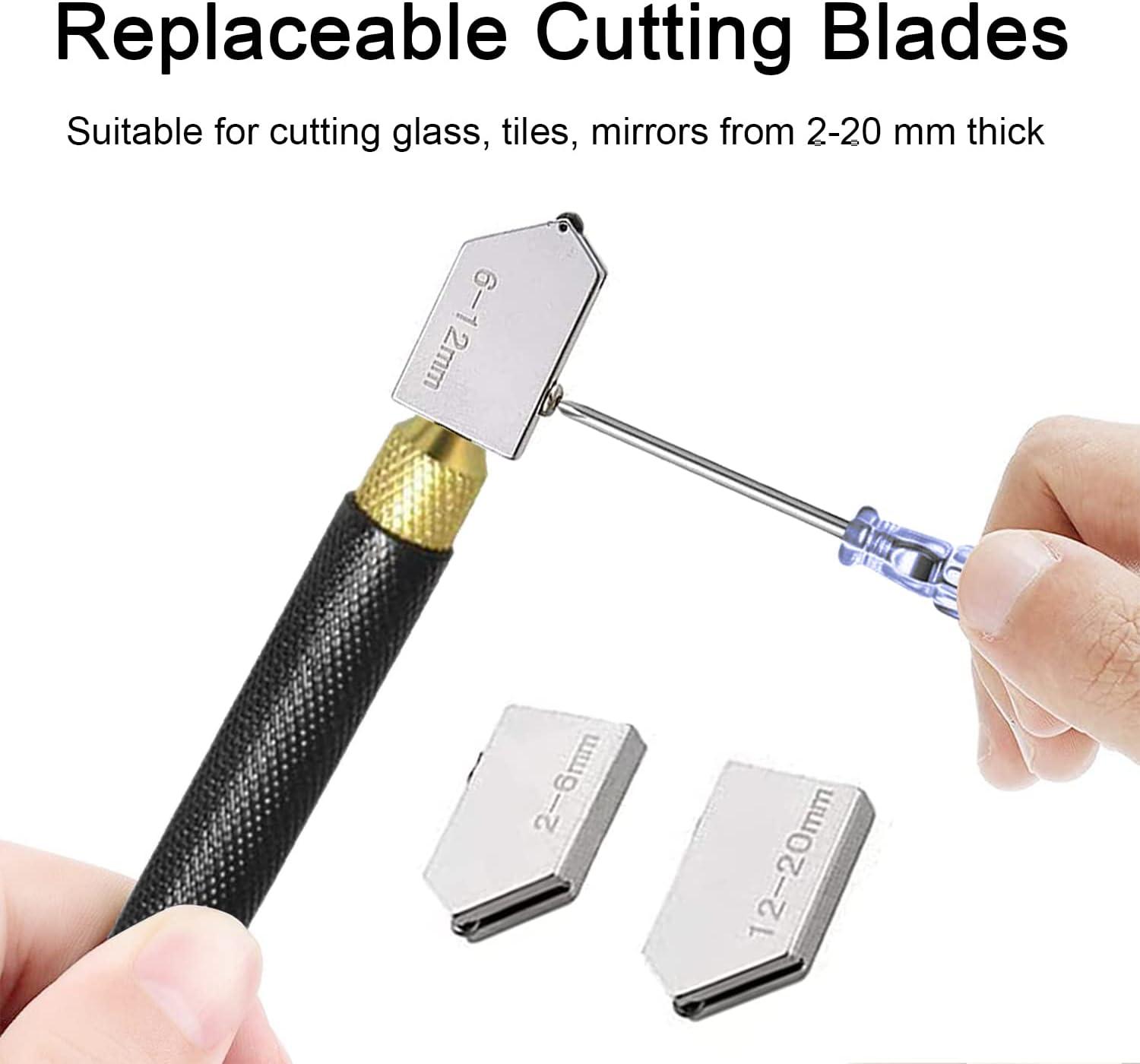 Máy Cắt Kính Chuyên Nghiệp, Dụng Cụ Cắt Kính Kiểu Bút Chì, Máy Cắt Kính Độ Dày 2-20mm Để Cắt Kính/Ngói/Gương/Khảm