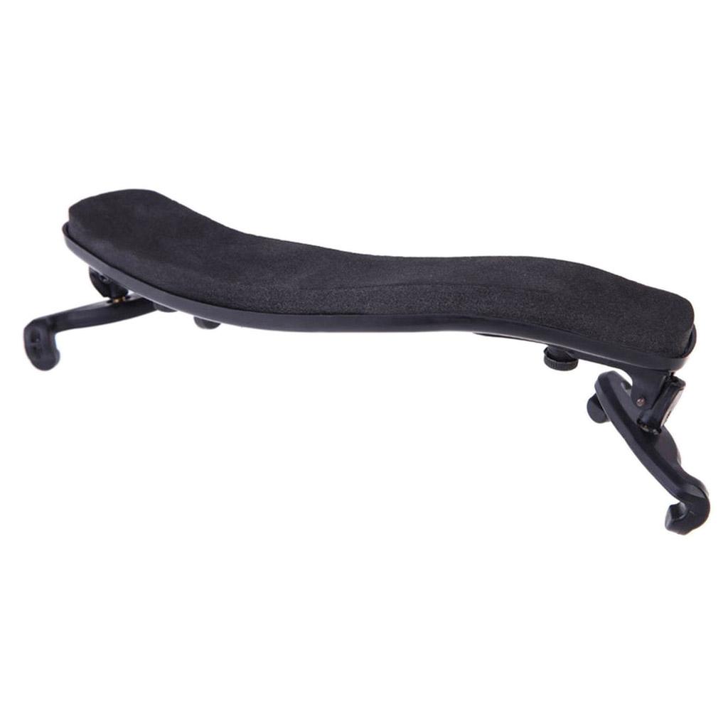 Adjustable Violin Shoulder Rest for 3/4 & 4/4 Size Violin Accessories Black