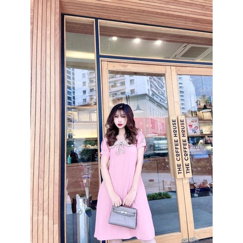 váy bầu cao cấp 2021 hàng thiết kế chất lụa Hàn thoáng mát không nhăn️mặc đi làm đi chơi đều được️free size
