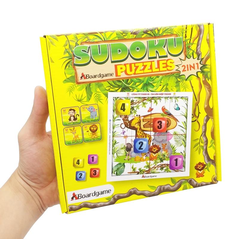 Trò Chơi Sudoku Puzzle 2 Trong 1 LHT - Động Vật