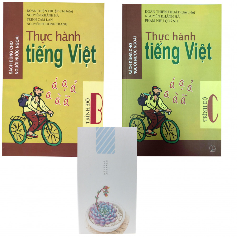 Trọn bộ TIẾNG VIỆT THỰC HÀNH TRÌNH ĐỘ B C tặng kèm sổ dài (dành cho người nước ngoài học Tiếng Việt)