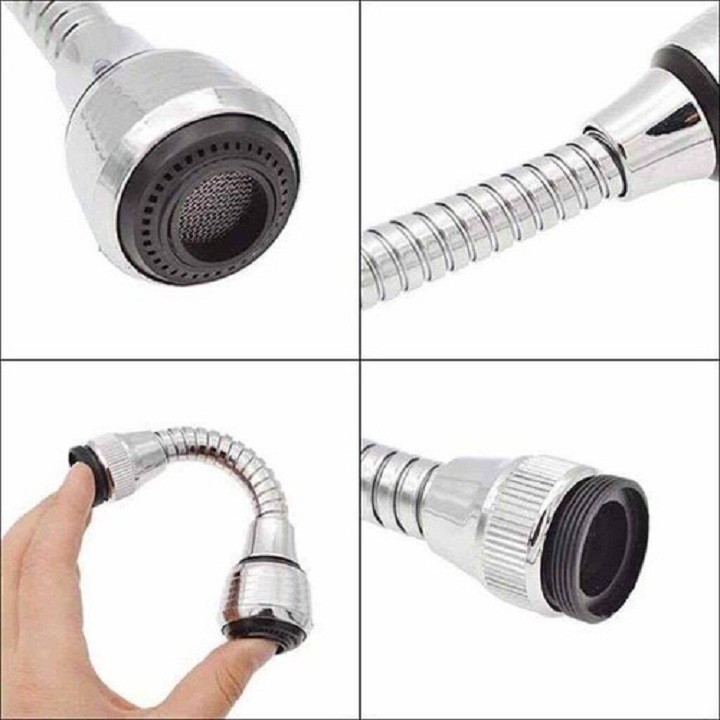 Đầu vòi tăng áp dây dài với 2 chế độ nước