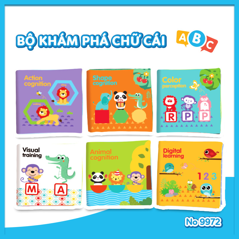 Đồ Chơi PEEK A BOO Sách Vải Đầu Tiên Cho Bé 9972