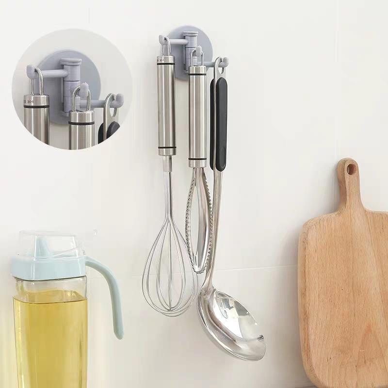 Móc treo đồ Anaeat bằng nhựa xoay gắn tường tiện dụng cho nhà tắm