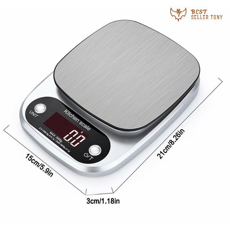 Hot - Cân điện tử mini nhà bếp 10kg/0,1g English 2019
