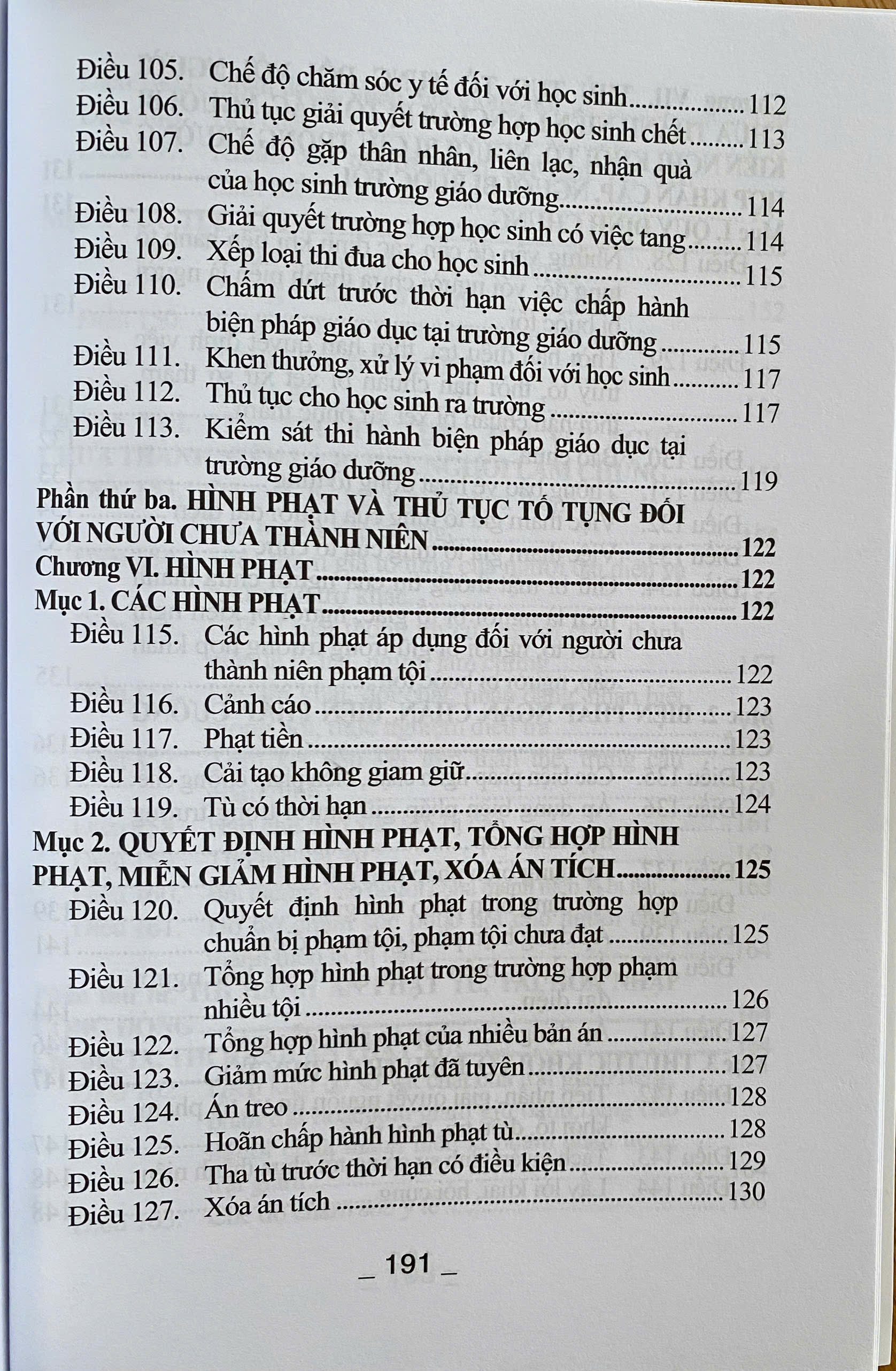 Luật Tư Pháp Người Chưa Thành Niên